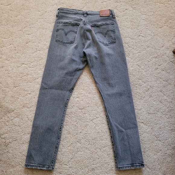 Levi' Premium 501 Grey Ankle Jeans - Picture 8 of 9